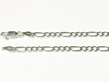 Load image into Gallery viewer, 925/1000 solid silver chain figaro mesh 4 mm
